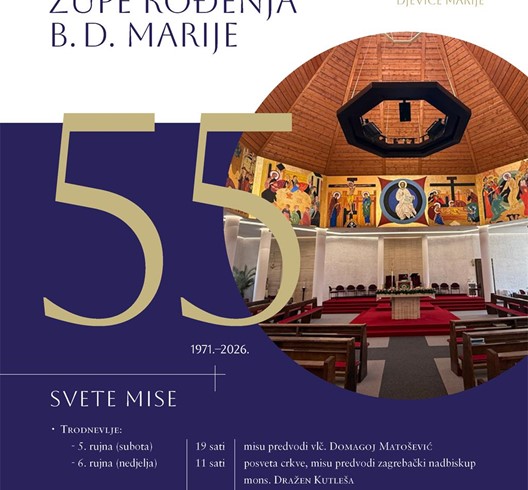 Posveta župne crkve Župe Rođenja BDM, Šanci-Savica